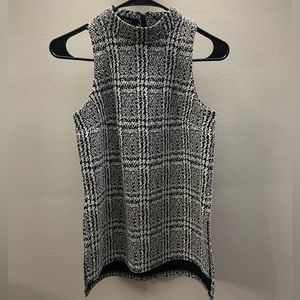 Theory mock neck knit tank top size P